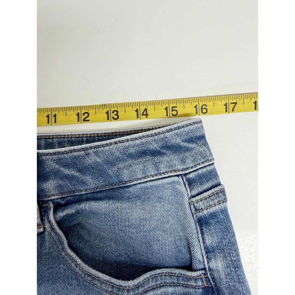 Flying Monkey Barrel Fit Jeans Womens 30 Blue High Rise cuffed Cropped F6199 - Picture 10 of 15